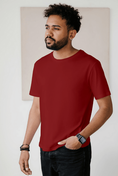 Classic Solid T-shirt - Wine